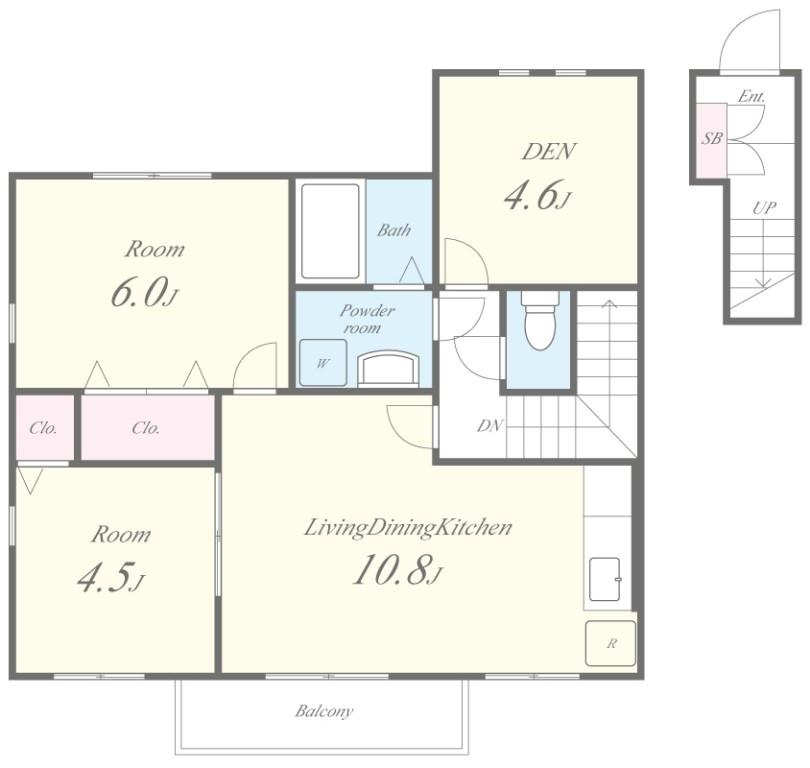グランディール(明石) 間取り図