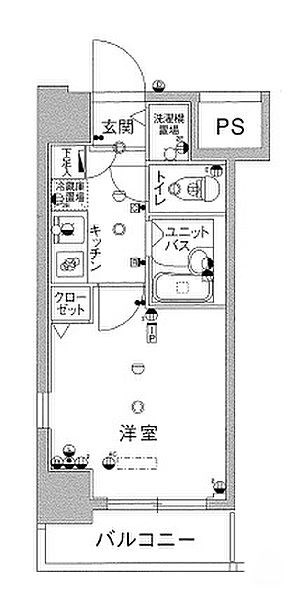 スカイコート大森第5 間取り図