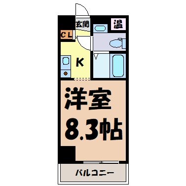 アーバンフラッツ新栄 間取り図