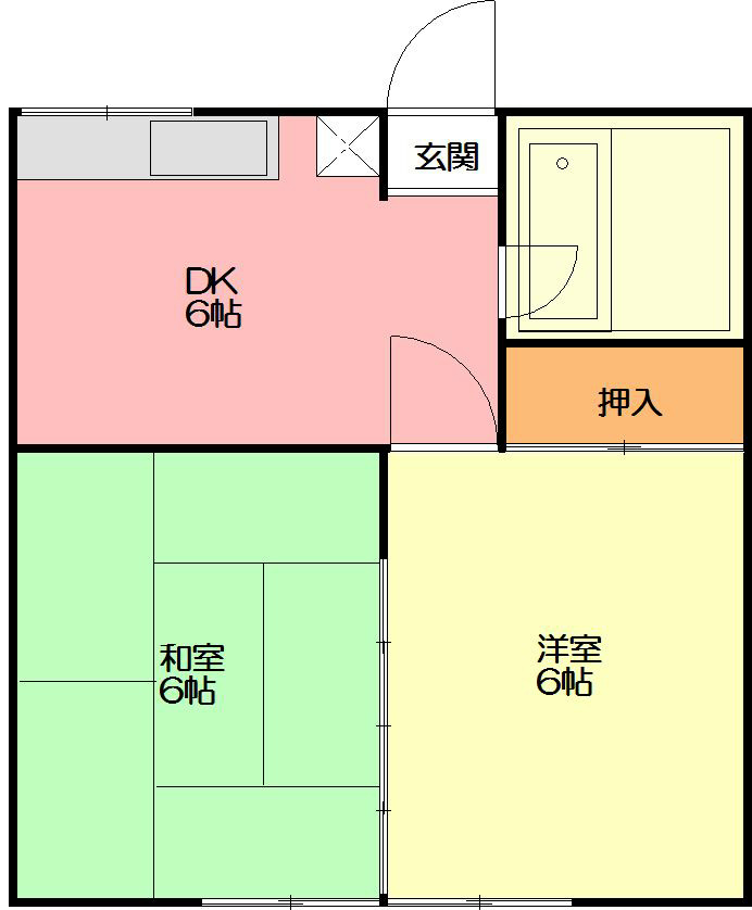 エスポワールサザン鴨宮 間取り