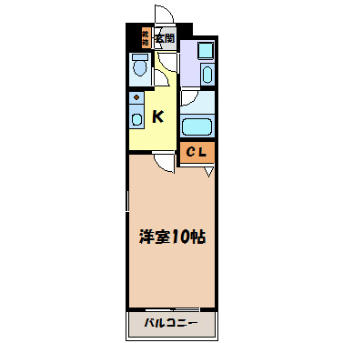 カーサ千種A 間取り図
