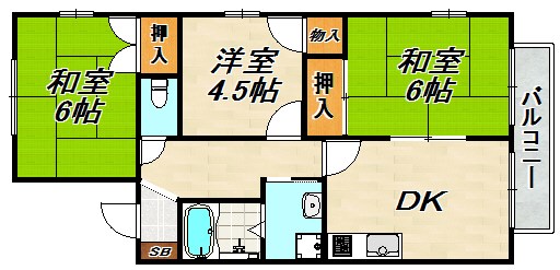 シャトレー奥須磨 間取り図