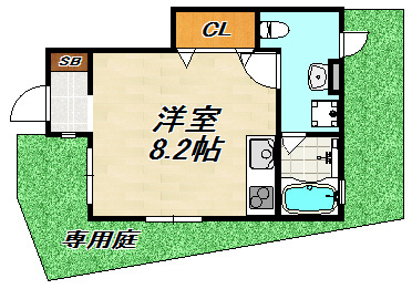 ヴィアノ山下町 間取り図