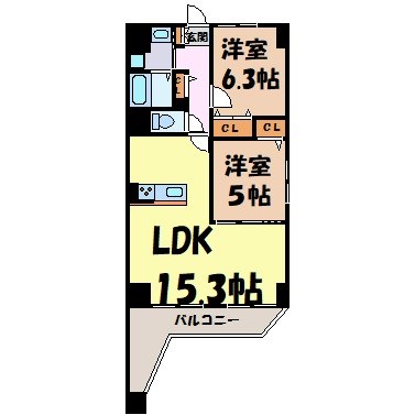 Ｌｏｔｕｓ覚王山 間取り図