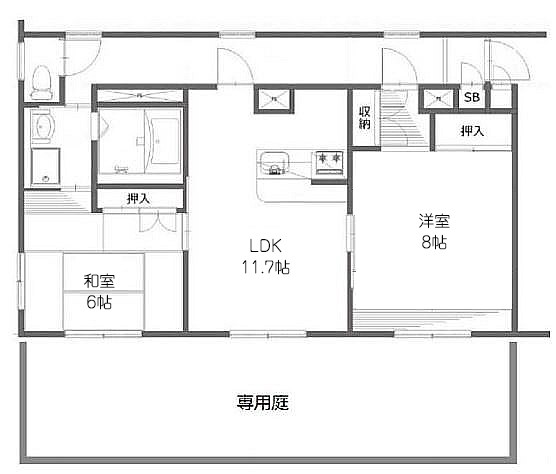 クレア辻堂 間取り