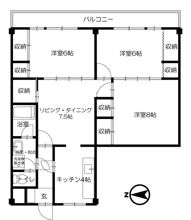 ヴィラ・タルタルーガ 間取り図