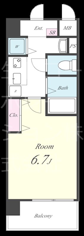 クレベール 間取り図