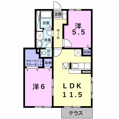 ラフィナートSKⅡ 間取り図