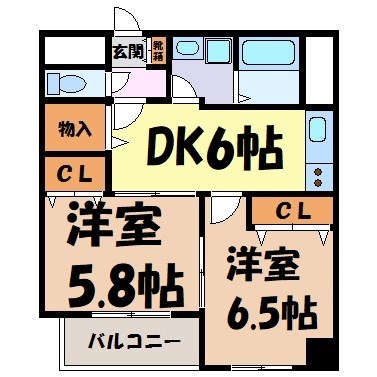 スリーウェイ金山 間取り