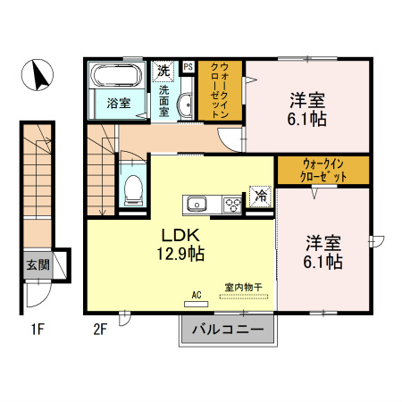 アネックスパル自由が丘 間取り図