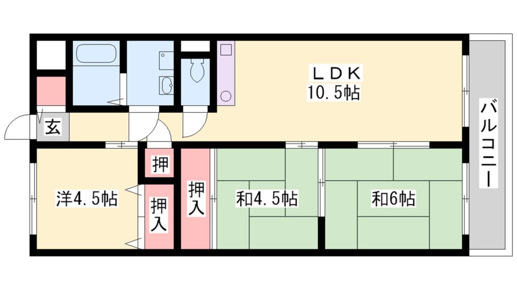 フォレスト壱番館 間取り図