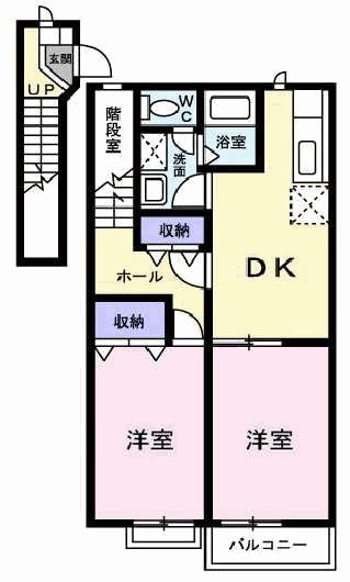 グリーンコーポラスＢ 間取り図