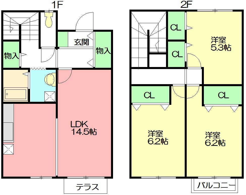 ルミエールＢ 間取り