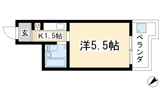 愛知県名古屋市名東区小池町 間取り