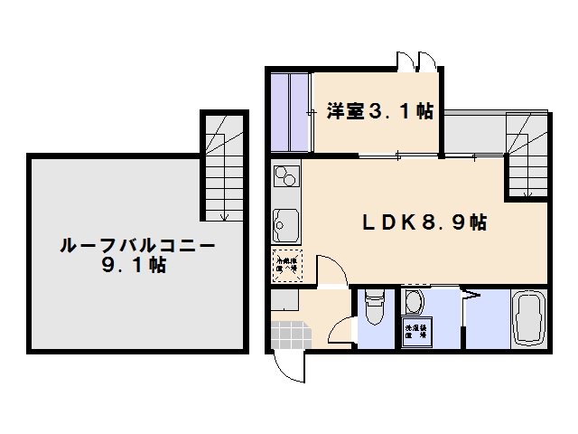 Grandtic Orange 203号室 間取り