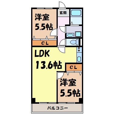 ランドハウス汐路 間取り図