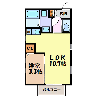 Ｍｉｌｌｅ Ｇｒａｉｎｅｓ 間取り図