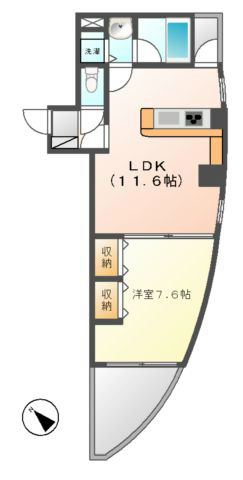 愛知県名古屋市中区富士見町 間取り