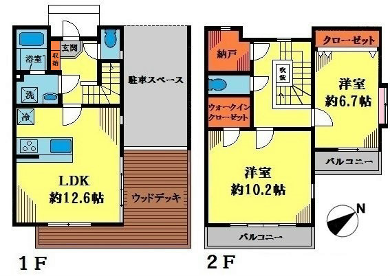 フェリシア栗木台 間取り図