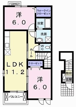 ベル　アンジュ 間取り図