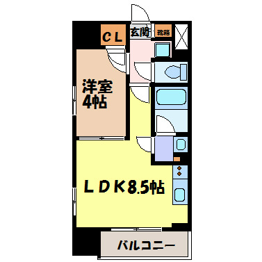 エスティメゾン東別院 間取り図