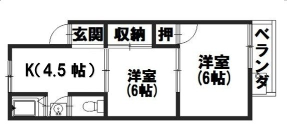 コーポ安田 間取り