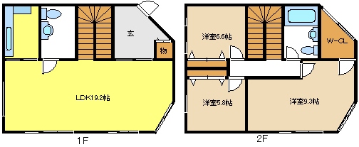愛知県名古屋市千種区朝岡町３丁目 間取り