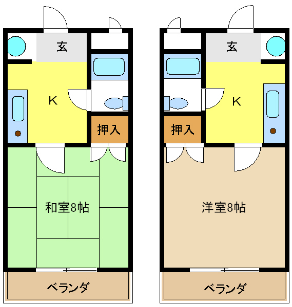 愛知県名古屋市天白区元八事４丁目 間取り