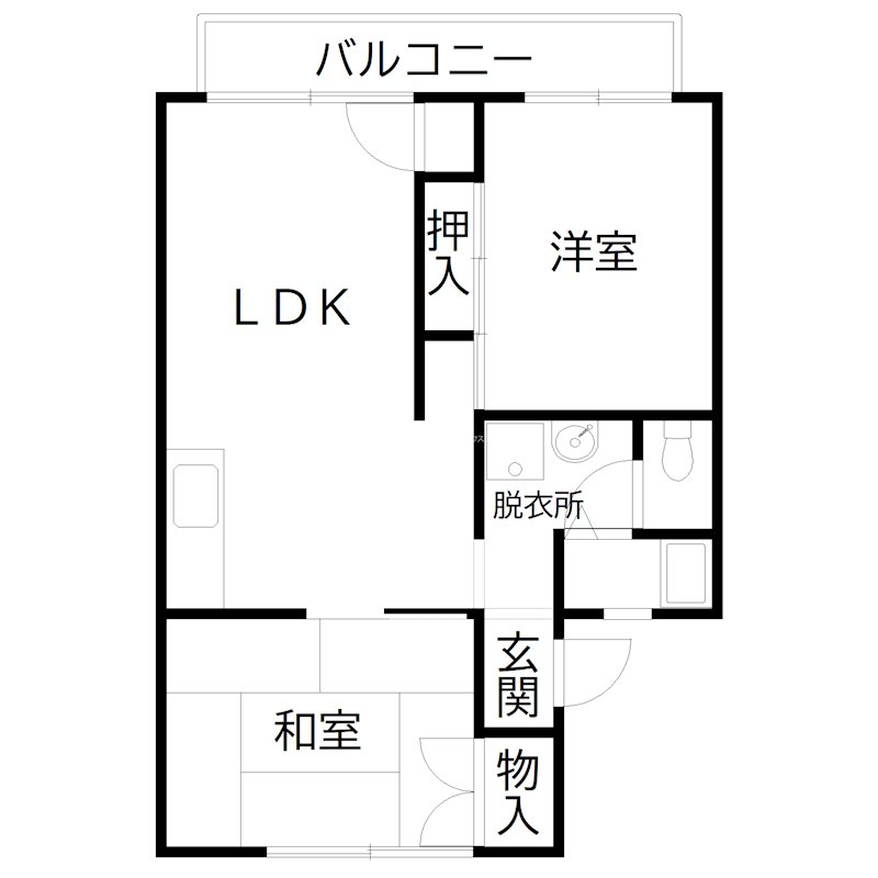 セジュール東加古川 間取り図