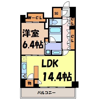 パークアクシス名駅南グランデ 間取り図