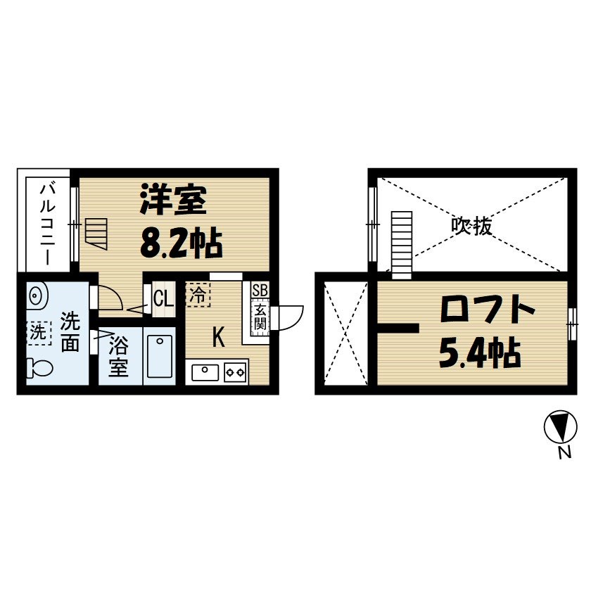 RoRoつゆはし 間取り
