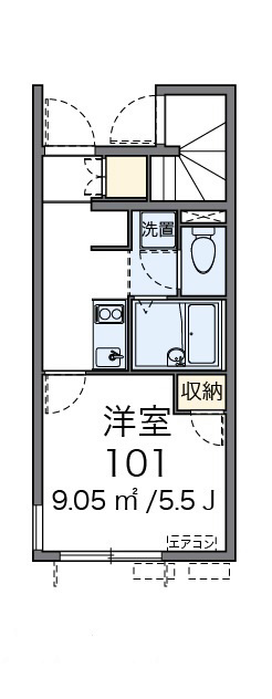 戸越銀座 101号室 間取り