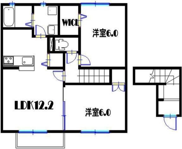 カーサドマーニ 間取り図