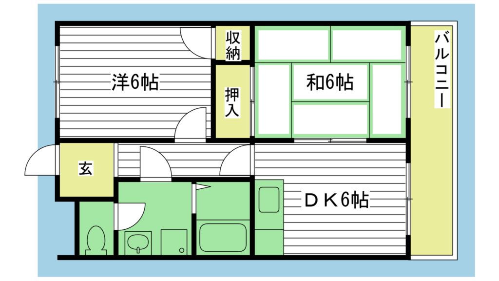 ベルメゾンＫ 間取り図