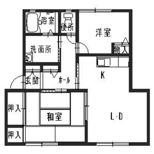 シャーメゾン北野 間取り図