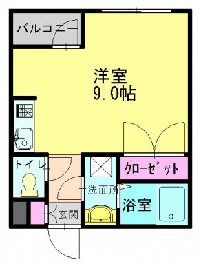 ソフィア２１新在家 間取り図