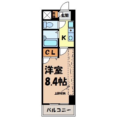 現代ハウス新栄 間取り図