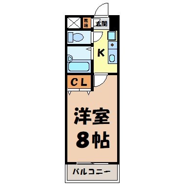 現代ハウス大須 間取り図