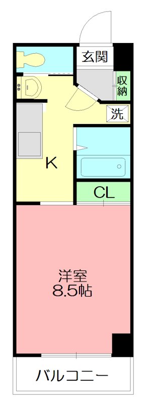 アルテール湘南 206号室 間取り