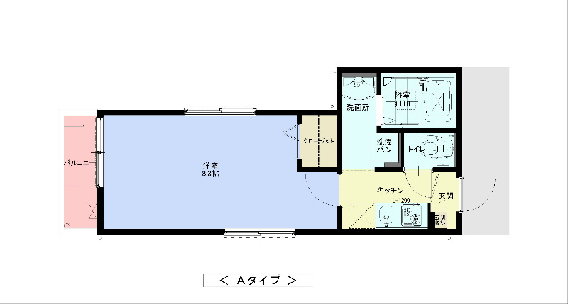 グリーンハイツ 間取り図