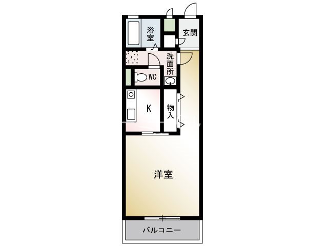 グリーンハイツ茅ヶ崎 307号室 間取り