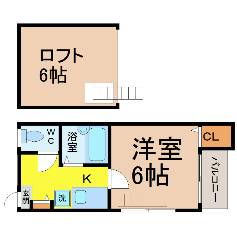 愛知県名古屋市東区百人町 間取り