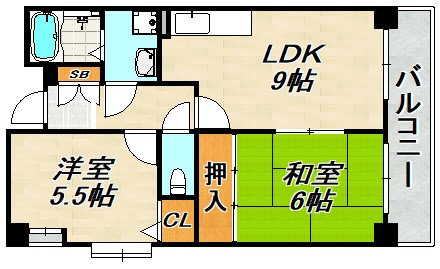 エクラシア鷹取駅前 間取り図