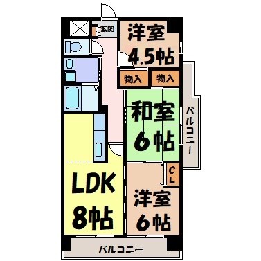 ｃｈａｎｇｕⅢ泉 間取り図