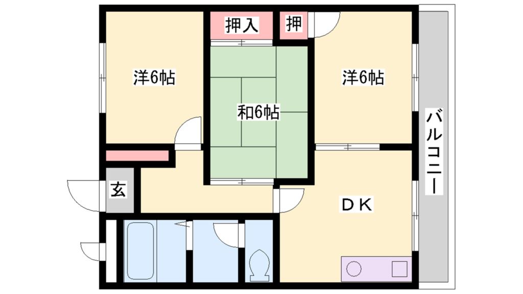 B-ING浜の宮 間取り図