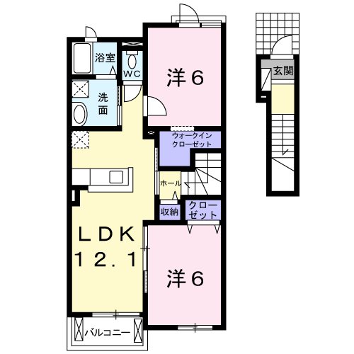 クラールハイムⅡ 間取り
