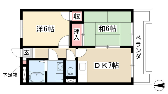 愛知県名古屋市中区金山３丁目 間取り