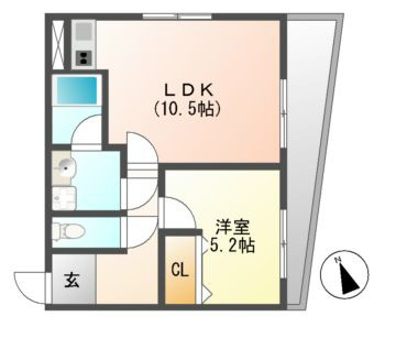 愛知県名古屋市千種区清住町１丁目 間取り