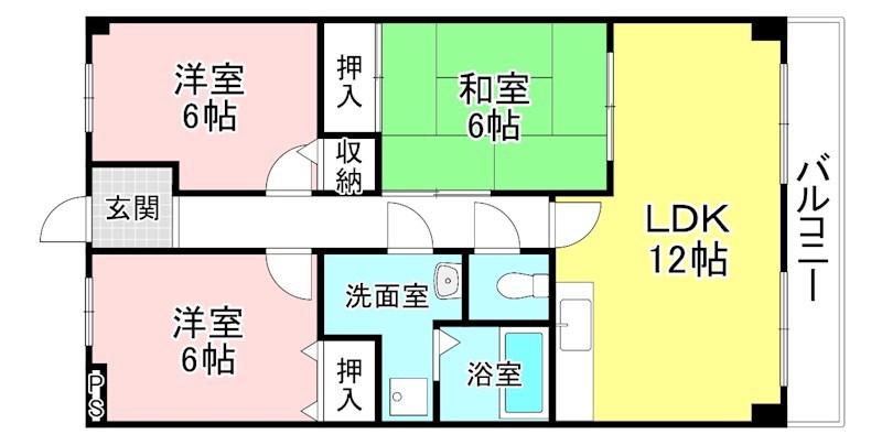 フェリーチェ菩提寺 間取り