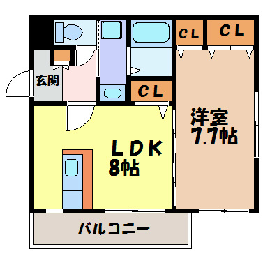 ＪＵ・ＪＵ 間取り図